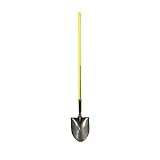 Nupla-72-016 Round Point Shovel, 48 in.Handle, 16 ga.