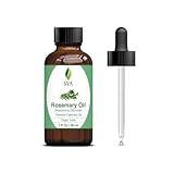 SVA Rosemary Essential Oil 1oz (30 ml) Premium Essential Oil with Dropper for Hair Care, Hair Oiling, Scalp Massage, Skin Care & Aromatherapy