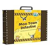 LoveDabble Detective Pretend Play Kit | Moo Town Detective Detective Roleplay Toys for Ages 5 6 7 8 9 10 11 12 | Mystery Games for Kids | Birthday Gift for Girls & Boys | Play, Learn & Solve, Small