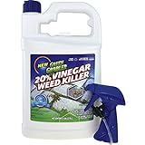 Green Gobbler 20% Vinegar Weed & Grass Killer | Natural & Organic | Concentrated | 1 Gallon Spray | Glyphosate Free Herbicide