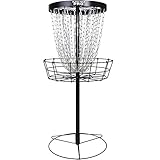 MVP Disc Sports Black Hole Pro 24-Chain Portable Disc Golf Basket Target