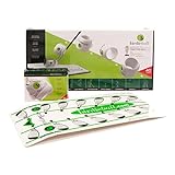 BirdieBall Set: Practice Golf Balls and Strike Pad | 1 Dozen Full Swing Limited Flight Practice Balls and Training Mat