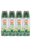 OFF Deep Woods Insect Repellent Aerosol, Dry, Non-Greasy Formula, Bug Spray with Long Lasting Protection from Mosquitoes, 4 Oz, 4 Count