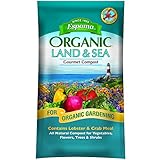 Espoma Organic Land and Sea Gourmet Compost with Lobster & Crab Meal; the Best of Both Worlds! Gourmet Planting Mix for Vegetables, Flowers, Trees & Shrubs. 1 Cubic Foot Bag