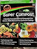 Super Compost by Soil Blend. 8 Lb. Bag of Super Compost Organic Plant Food. 2-2-2 Concentrated (8 lbs. Makes 40 lbs.) Larger Yields, Bigger, Tastier Fruits & Vegetables. Nutrient Dense.