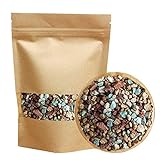 Mix Horticultural Lava Rock Pebbles Pumice Potting Soil Amendment Succulent Cactus Bonsai Gritty Rock Decorative Gravel Plant Drainage Volcanic Rock for Terrarium Fairy Gardening Top Dressing 2.2lb